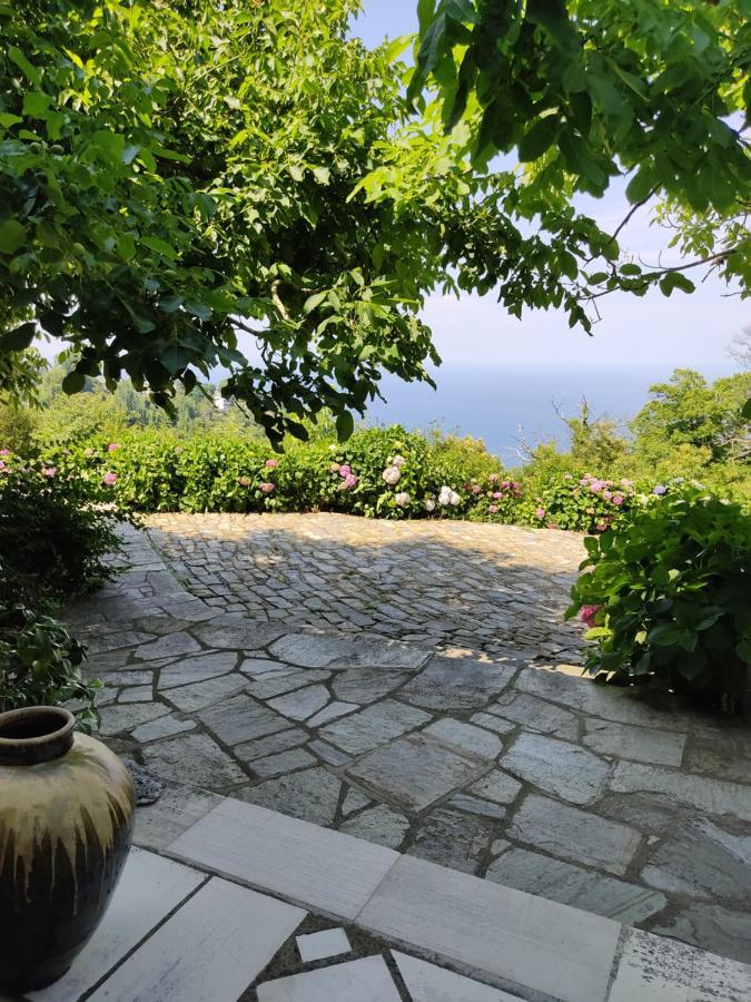 White Stone House With Great Sea View Villa Tsagarada Exterior photo